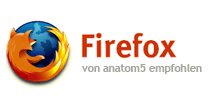 Logo des Browsers Firefox, den die Stadt Kempen zur Nutzung empfiehlt