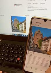 Instagram-Profil der Stadt Kempen