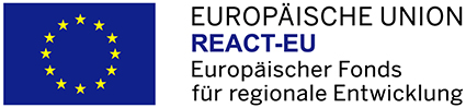 Logo Europäische Union REACT-EU Europäischer Fonds für die regionale Entwicklung