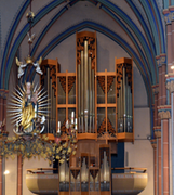 Die Albiez-Orgel der Kempener Propsteikirche St. Marien, (c) Josef Lamozik, Kempen, www.kempener-orgelkonzerte.de